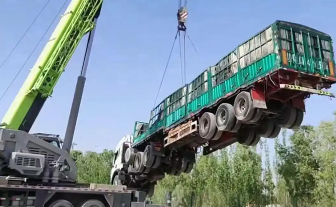 登封道路脱困救援案例